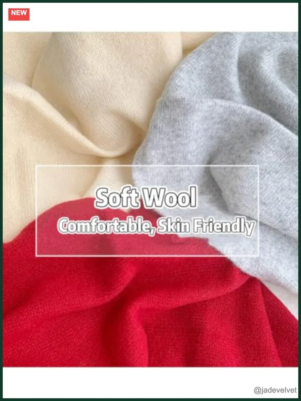 Cashmere Blend Triangle Scarf Shawl Wrap - 4-in-1 Versatile Styling